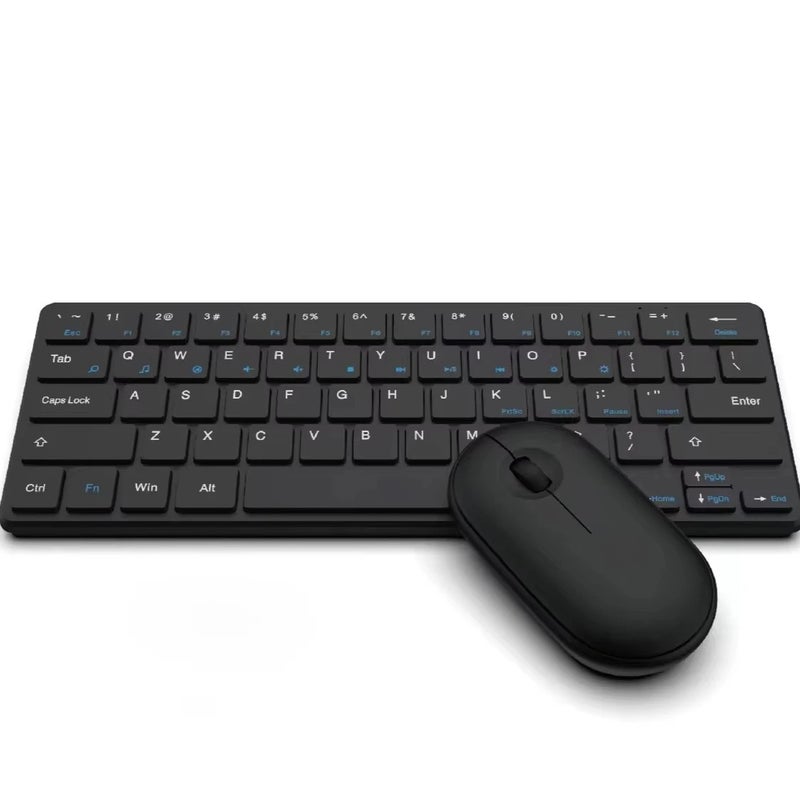 Bluejw Slim Mini Wireless Gaming Keyboard and Mouse Combo - Ergonomic Design for Comfortable PC Gaming - Image 2
